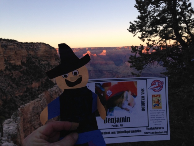 Benjamin at the Grand Canyon